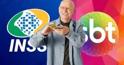 Logo do INSS, SBT e idoso (Fotos: Reproduções / Internet / Canva)
