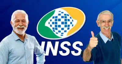 Logo do INSS e idosos (Fotos: Reproduções / Internet / Canva)