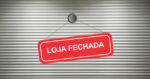 Loja fechada (Foto: Reprodução)
