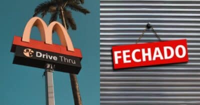 McDonald's e loja fechada (Fotos: Canva)