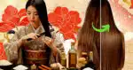 Alisamento japonês, com 4 ingredientes, salva sem a química das progressivas (Foto Reprodução/Montagem/Tv Foco/Lennita/Canva/Pinterest)