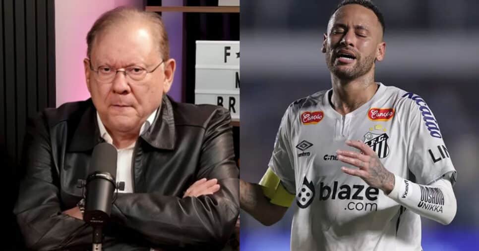 Neymar - Santos - Milton Neves (Foto: Reprodução)