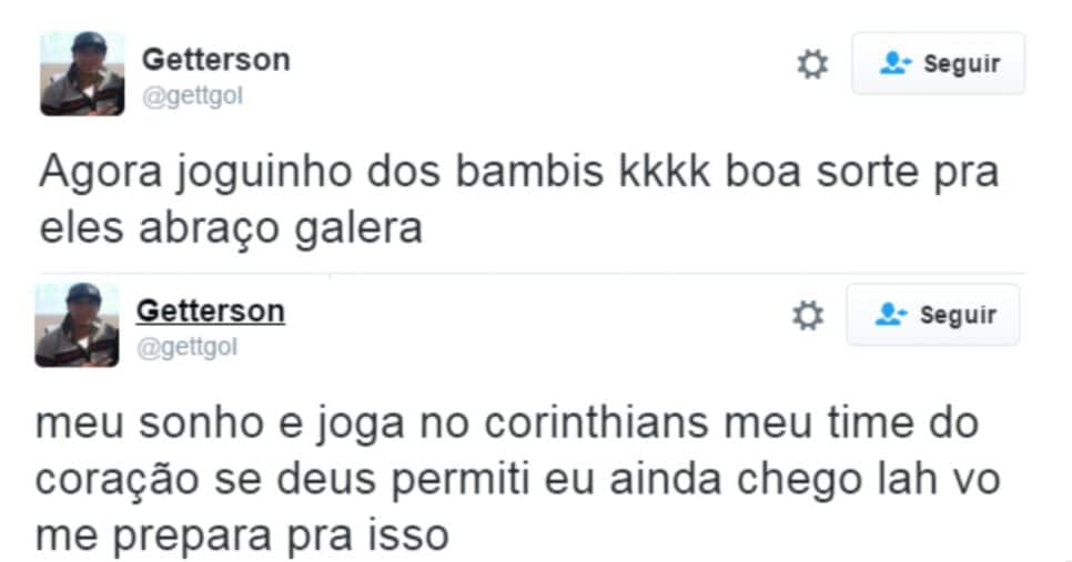 Os tweets foram comprometedores e causaram um escândalo na torcida do São Paulo (Foto: Reprodução/ Internet)
