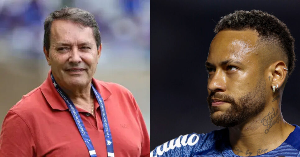 Pedrinho BH e Neymar (Pedrinho BH dá cartada sobre Neymar no Cruzeiro (Foto: Gilson Lobo/ Miguel Schincariol/Getty Images)