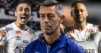 Pedro Caixinha - Neymar e Pituca no Santos (Foto: Reprodução)