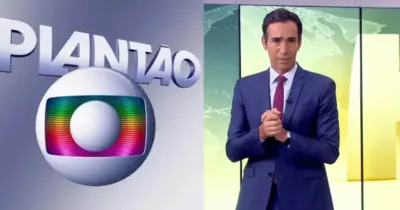 Plantão urgente da Globo derruba programação com Tralli dando notícia avassaladora ao Brasil hoje (26/3)