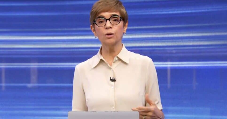 Renata Lo Prete no Jornal da Globo (Foto: Reprodução / TV Globo)