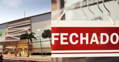 Shopping famoso de Fortaleza, CE, tem fim de serviço essencial (Foto: Montagem/TV Foco)