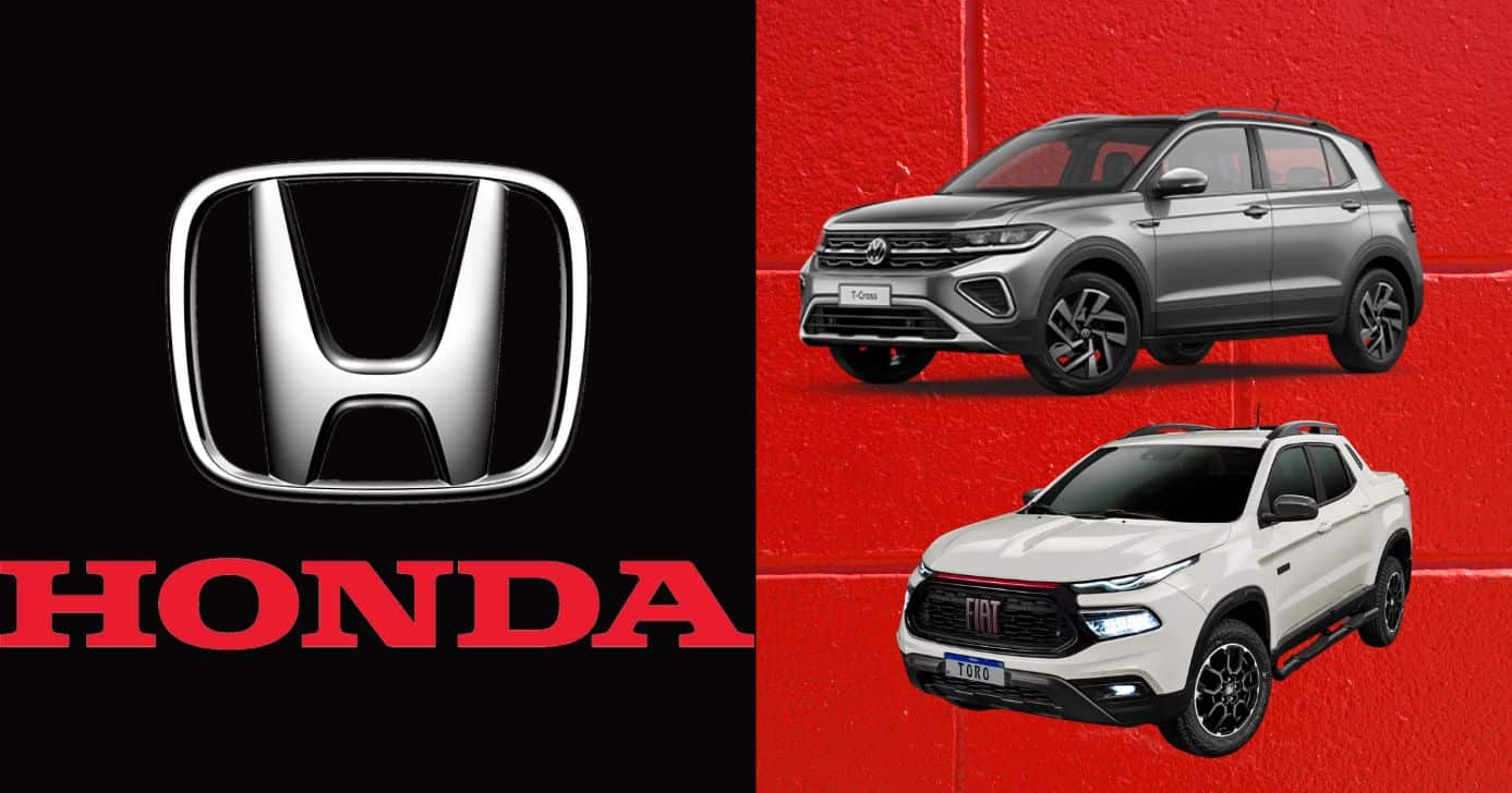 Honda confirma lançamento em 2025 para aniquilar T-Cross e queridinho da Fiat (Reprodução/Montagem TV Foco/Canva)