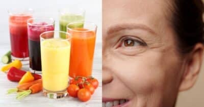 Suco antienvelhecimento de 3 ingredientes traz pele de porcelana (Reprodução/Montagem TV Foco/Canva)