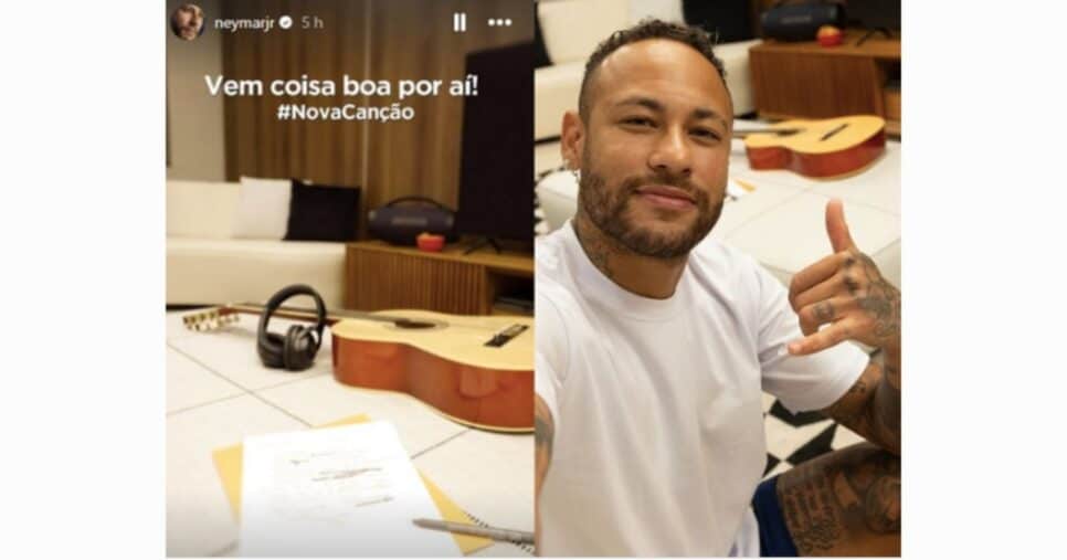 Stories do jogador (Reprodução/Instagram)