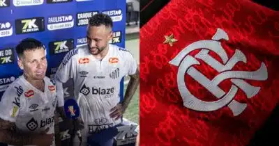 Santos tem veredito de contratação de craque do Flamengo (Reprodução/Montagem TV Foco/Canva)