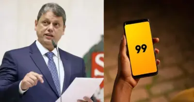 Tarcísio ciente: Jornal da Globo confirma corridas grátis na 99 para salvar mulheres em SP