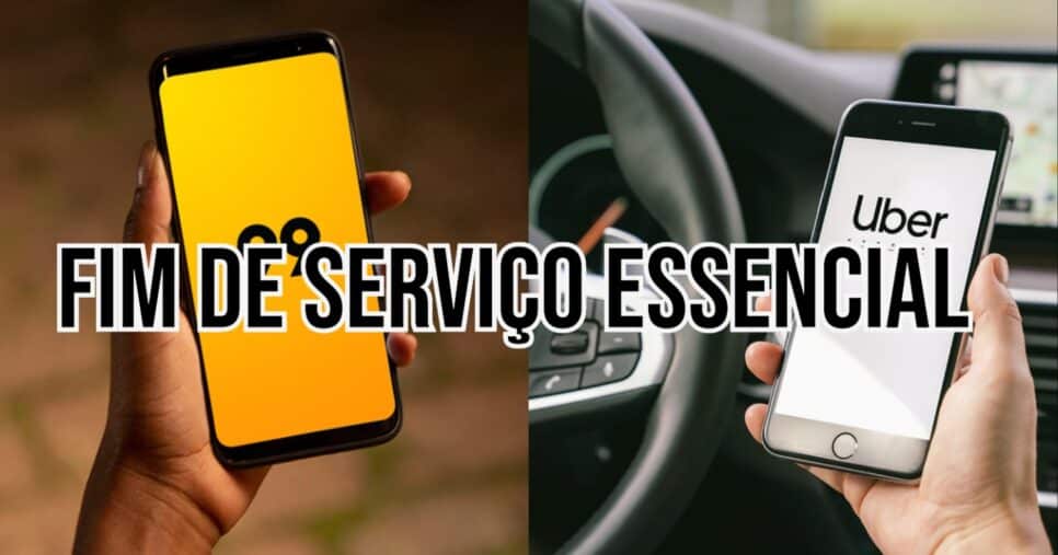 Uber e 99 se unem para decretar fim de serviço essencial (Foto: Reprodução/ Internet)