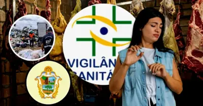 400kg de carne no lixo: Interdição da Vigilância Sanitária contra açougue aclamado escandaliza Manaus (AM) em 2025