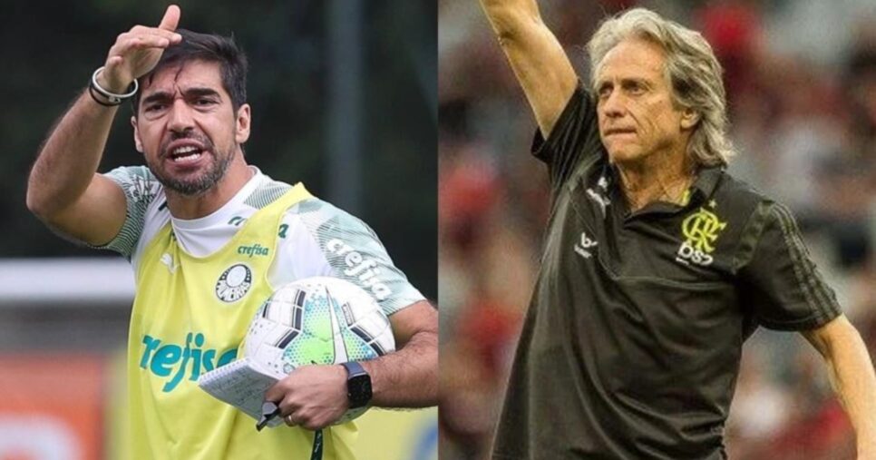 Abel e Jorge Jesus - (Montagem / UOL)