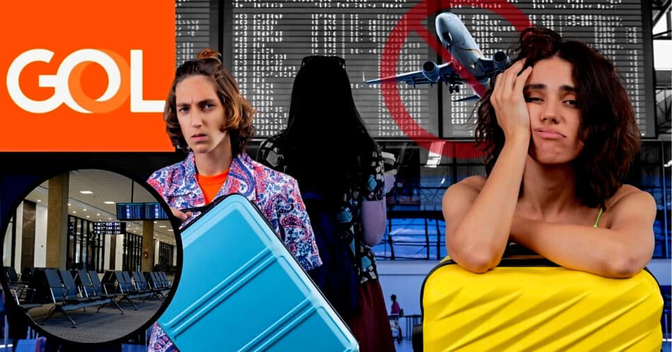 Rival da Gol suspende serviços em aeroportos e situação pode afetar os principais aeroportos de SP e RJ (Foto Reprodução/Montagem/Tv Foco/Canva/Lennita)