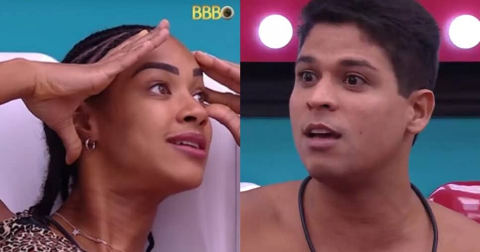 BBB25: Guilherme acaba com Aline e revela o que odeia nela (Foto: Reprodução/Montagem TV Foco)