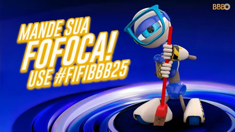 Participante fora da casa ouvirá fofocas em shopping e quem quiser enviar pelas redes sua fofoca, basta usar a hashtag do reality show (Foto: Reprodução/ Globo)