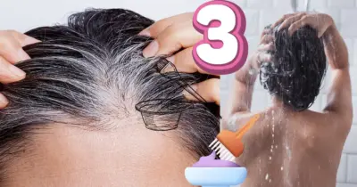 Fim do grisalho sem gastar nada: Tinta caseira com 3 ingredientes elimina o cabelo branco
