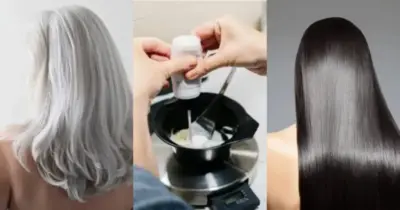 Tchau, cabelo branco: Tinta natural com 3 ingrediente reverte até o último fio e faz poupar milhões no salão