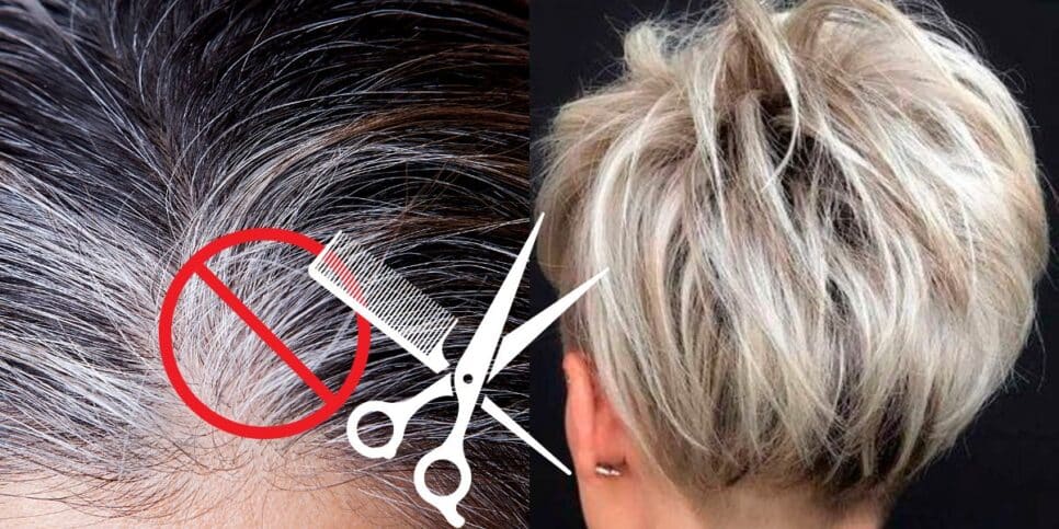 5 cortes de cabelo para disfarçar os fios brancos (Reprodução: Montagem TV Foco)