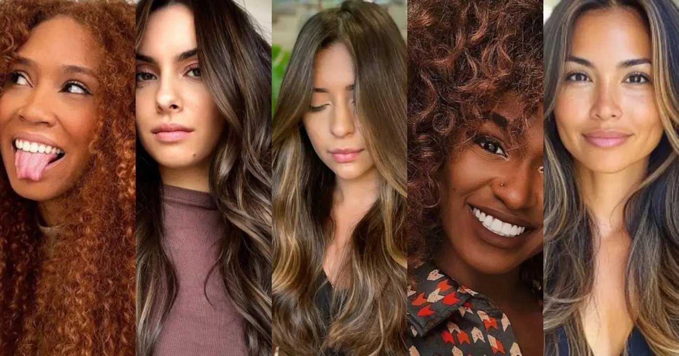 Cores de cabelo (Foto: Reprodução/Montagem TV Foco)