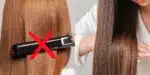 Cabelo liso sem chapinha e com 2 receitas caseiras (Reprodução: Montagem TV Foco)