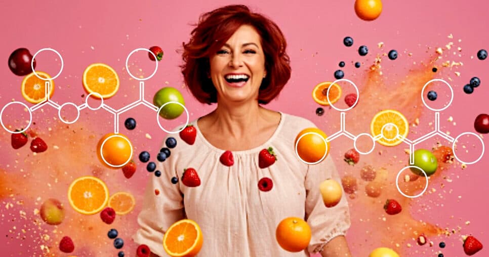 Fruta popular potencializa o colágeno e resgata a jovialidade da pele das 50+ (Foto Reprodução/Montagem/Tv Foco/Canva/Lennita)