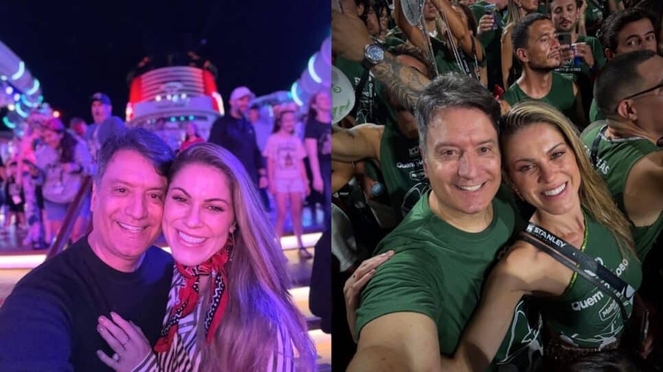 Fotos recentes da garota da previsão do tempo com Luiz Carlos Jr. (Foto: Reprodução/ Instagram/ Montagem)