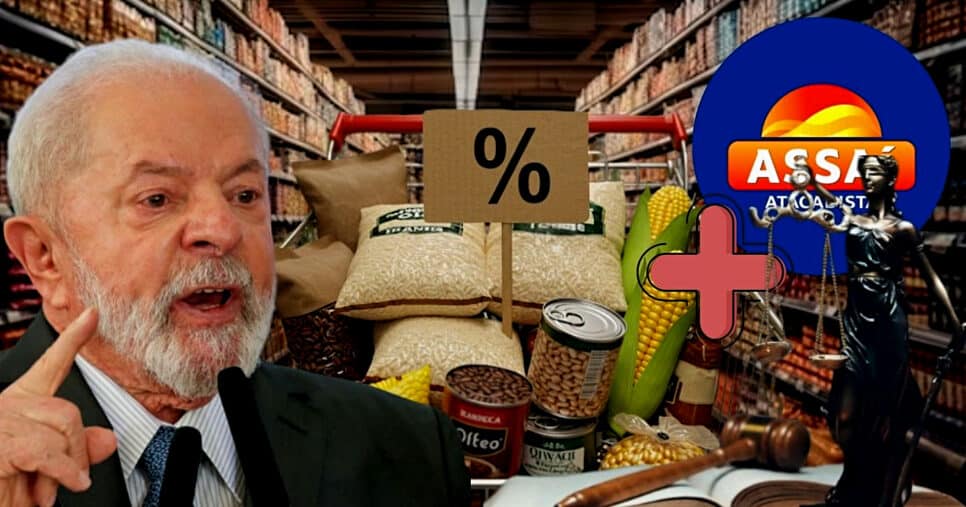 Lei anunciada de lula prevê isenção de imposto em alimentos (Foto: Montagem/ Gov/Canva/Fabio Rodrigues-Pozzebom/TV Foco/Lennita)