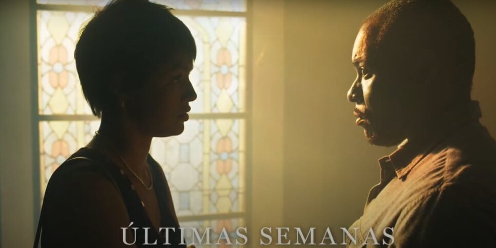 Cena de Gavião e Luma: Últimas semanas da novela (Foto: Reprodução/ TV Globo)