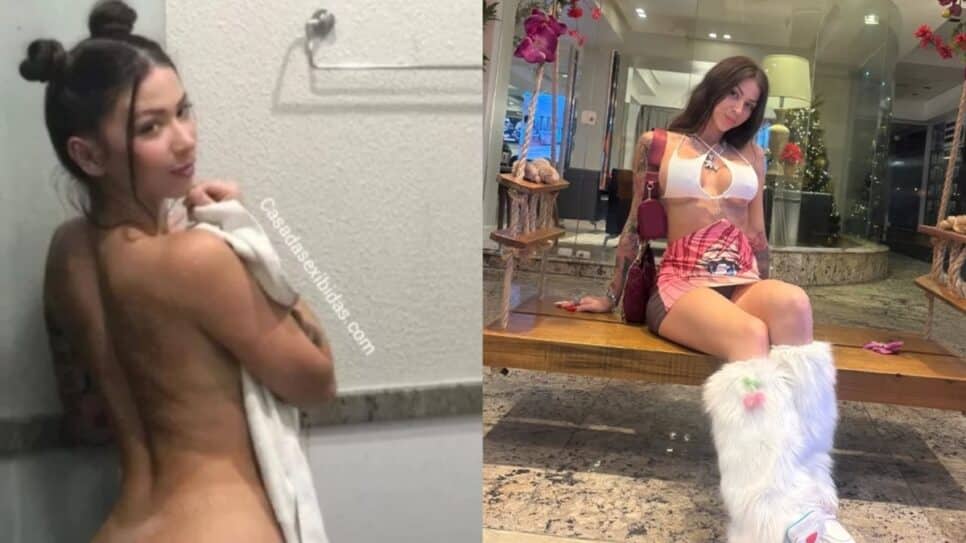 MC Pipokinha cai na rede com venda de fotos nuas (Fotos: Reprodução/ Instagram/ Internet/ Montagem)