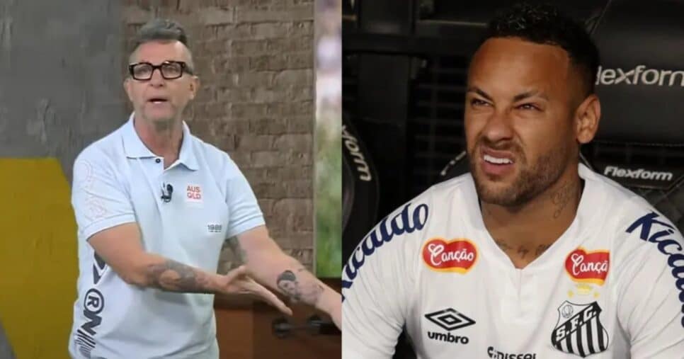Neto detona Neymar - Foto: Montagem
