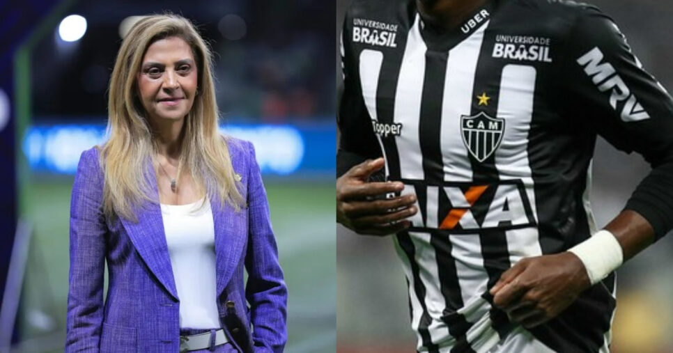 Palmeiras: Leila Pereira libera PIX por +1 estrela do Atlético-MG (Foto: Reprodução/Montagem TV Foco)