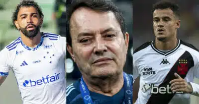 Cruzeiro passa Vasco e dá adeus a Coutinho por +1 reforço (Foto: Reprodução/Montagem TV Foco)
