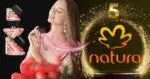 Prada e mulher usando perfume Natura (Foto: Reprodução / Canva / Montagem TV Foco)