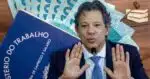Salário mínimo e Fernando Haddad (Foto: Reprodução / Gov / Canva / Montagem TV Foco)