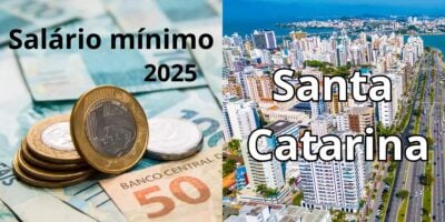 Novo reajuste do salário mínimo em Santa Catarina (Reprodução: Montagem TV Foco)