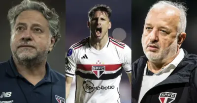 Substituto de Calleri e +1 reforço: Belmonte passa por cima de Casares e crava 2 craques a Zubeldia no São Paulo