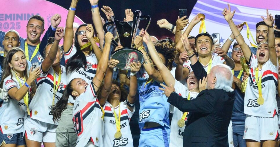 São Paulo ganha Supercopa feminina - (Foto: Reprodução)