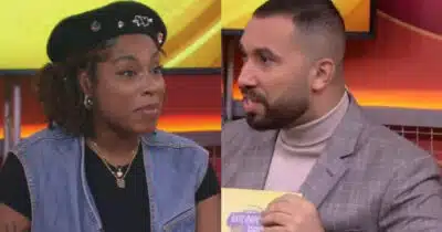 BBB25: Thamiris dá patada em Gil e atitude absurda choca (Foto: Reprodução/Montagem TV Foco)