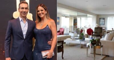 Fotos raras do apartamento de Tralli e Ticiane Pinheiro - Foto: Montagem