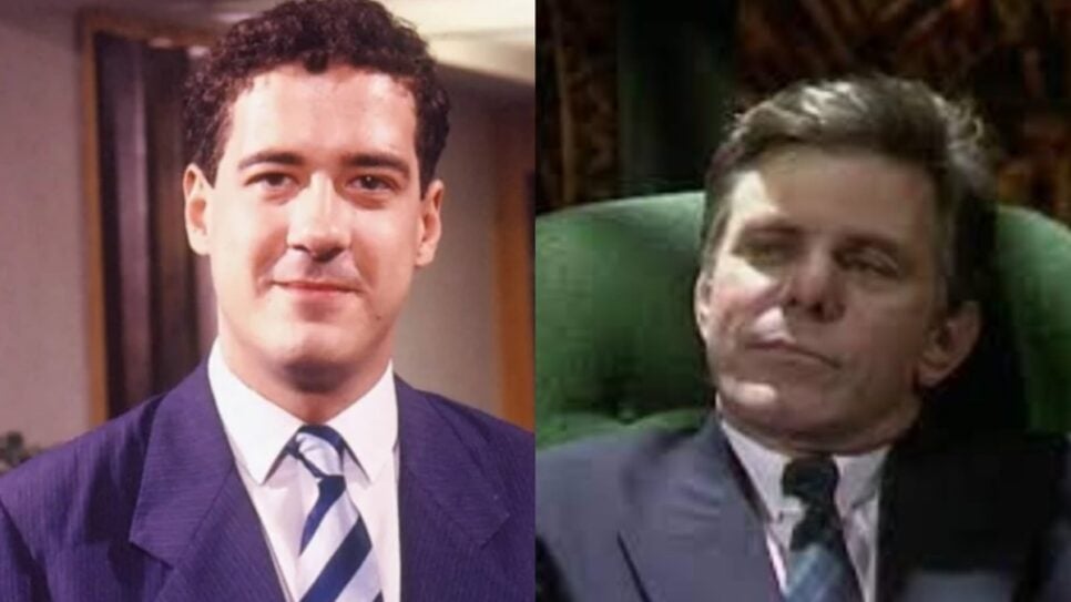 Freitas (João Camargo) era o assistente de Marco Aurélio (Reginaldo Faria) na antiga versão da trama (Fotos: Reprodução/ Divulgação, Globo/ Montagem TV Foco)
