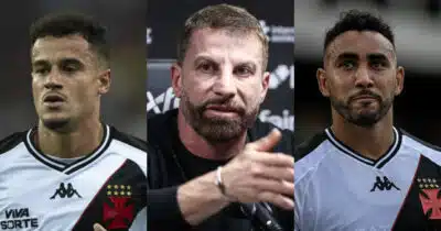 Vasco: Pedrinho bate martelo sobre adeus de Coutinho e Payet (Foto: Reprodução/Montagem TV Foco)