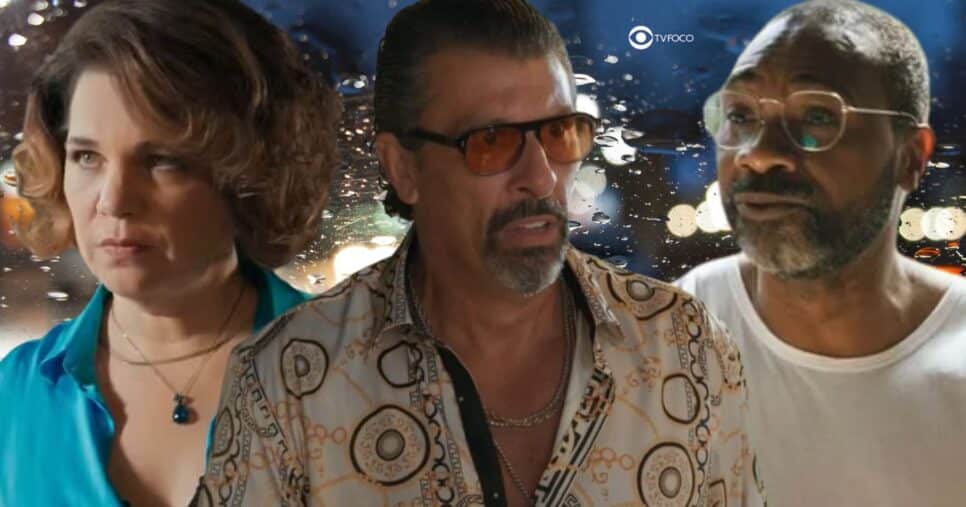 Violeta, Osmar e Lindomar em Volta por Cima (Foto: Reprodução / Globo / Montagem TV Foco)