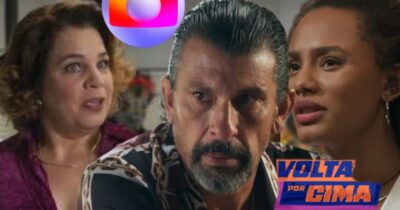 Violeta e Madalena: Osmar dá facada em 2 protagonistas em Volta Por Cima e pancadaria explode (Foto: Reprodução/ TV Globo/ Montagem TV Foco)