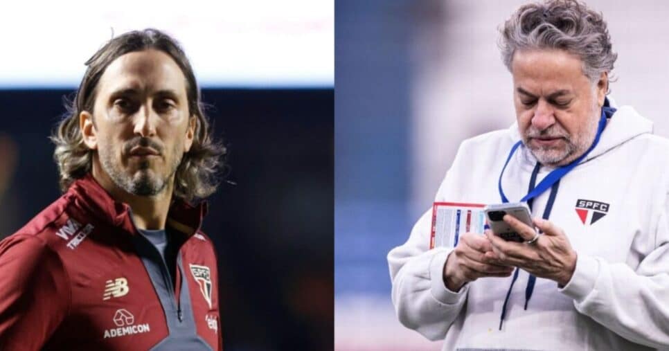 Casares dá canetada e Zubeldía tem DEMISSÃO cravada no São Paulo - (Montagem / TV FOCO)