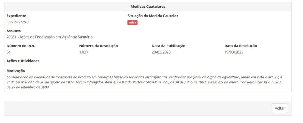 Resolução da ANVISA parte 2 (Foto Reprodução/ANVISA)