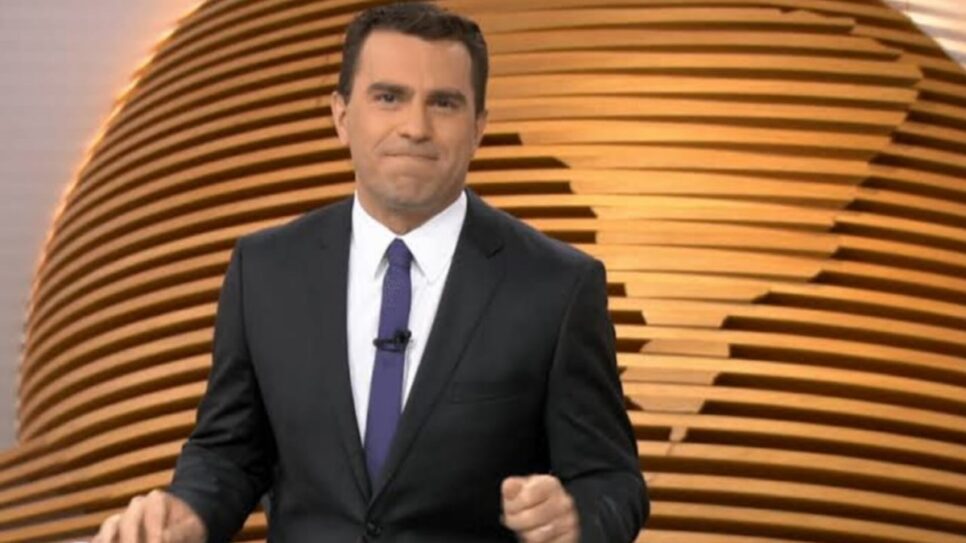 Rodrigo Bocardi era substituto na bancada do Bom Dia Brasil (Foto: Reprodução/ Globo)